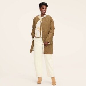 Woolrich Olive Quilted Puffer Jacket